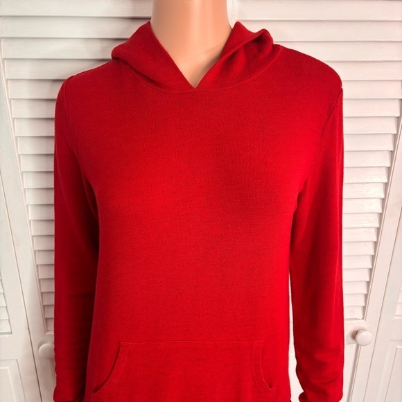 MONROW Red Supersoft Pullover Hoody Size Small - Picture 2 of 8